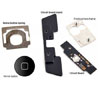 for iPad 2 Home Button Click Inner 5 Set Replacement Part Kit